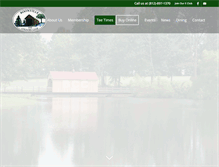 Tablet Screenshot of boonvillecountryclub.com